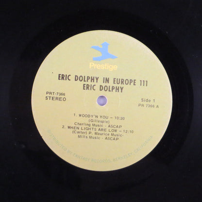 Eric Dolphy : In Europe / Volume 3. (LP, Album, RE)