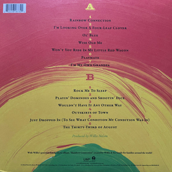 Willie Nelson : Rainbow Connection (LP, Album, RE)