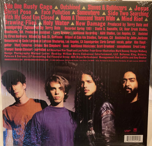 Soundgarden : Badmotorfinger (LP, Album, RE, RM, RP)
