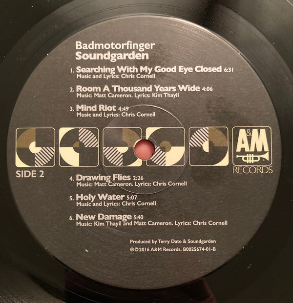 Soundgarden : Badmotorfinger (LP, Album, RE, RM, RP)