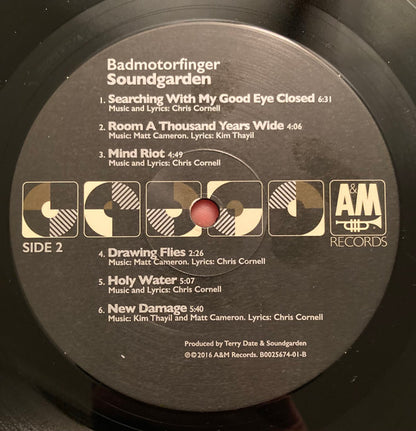 Soundgarden : Badmotorfinger (LP, Album, RE, RM, RP)