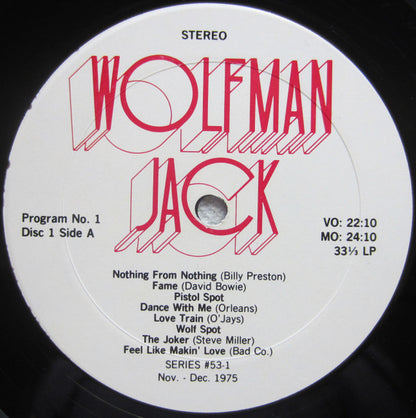 Wolfman Jack : The United States Air Force Presents Wolfman Jack: Series #53 (2xLP, Comp + Box)