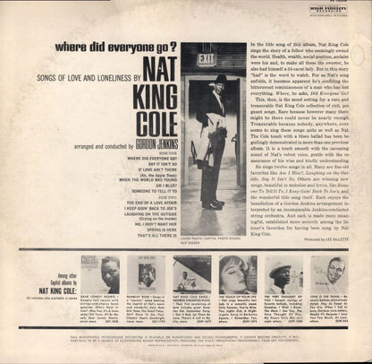 Nat King Cole : Where Did Everyone Go? (LP, Album, Mono, Scr)