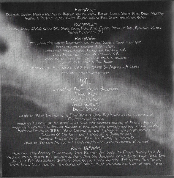 Korn : Follow The Leader (CD, Album, RP)