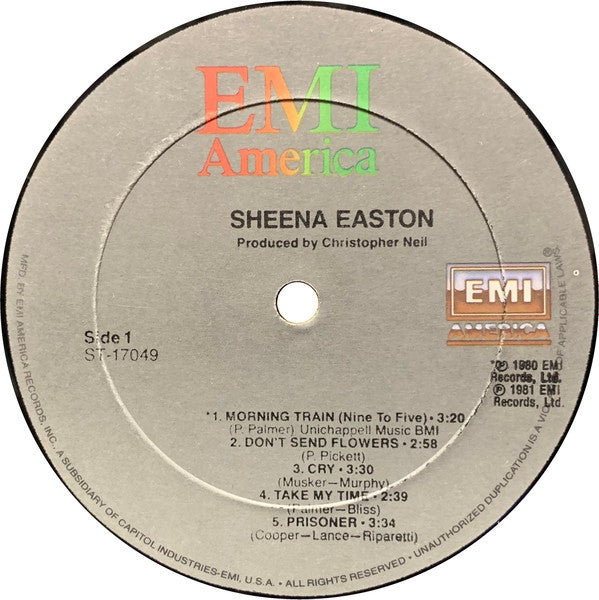 Sheena Easton : Sheena Easton (LP, Album)
