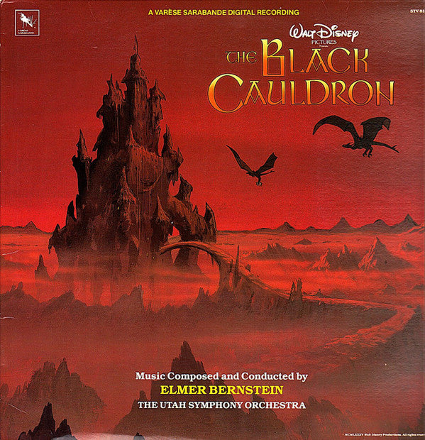 Elmer Bernstein Conducting The Utah Symphony Orchestra* : The Black Cauldron (LP, Album)