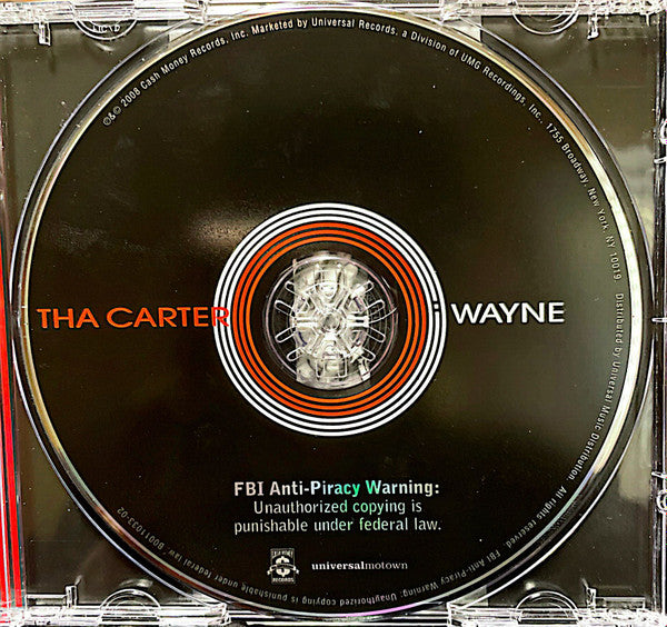 Lil Wayne : Tha Carter III (CD, Album, RE, Exp)