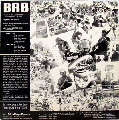 Burnt River Band : Recorded Live At Carlton Harley Davidson (LP, Ltd)