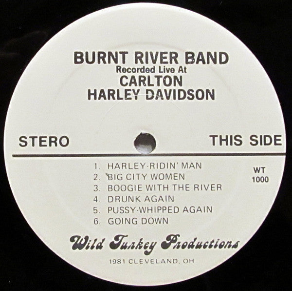 Burnt River Band : Recorded Live At Carlton Harley Davidson (LP, Ltd)