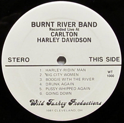 Burnt River Band : Recorded Live At Carlton Harley Davidson (LP, Ltd)