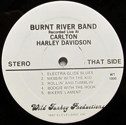 Burnt River Band : Recorded Live At Carlton Harley Davidson (LP, Ltd)