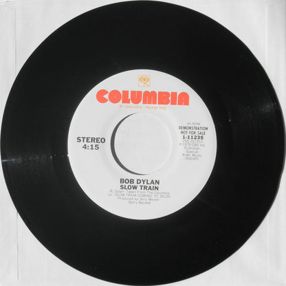 Bob Dylan : Slow Train (7", Promo)