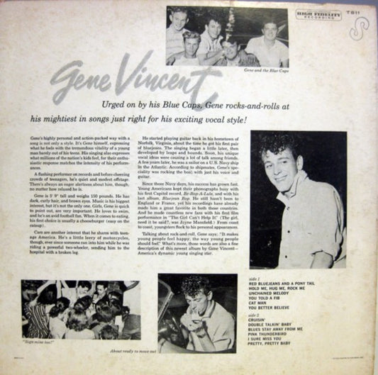Gene Vincent And The Blue Caps* : Gene Vincent And The Blue Caps (LP, Album, Mono)