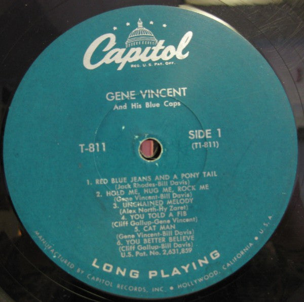 Gene Vincent And The Blue Caps* : Gene Vincent And The Blue Caps (LP, Album, Mono)
