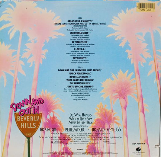 Various : Down And Out In Beverly Hills (Original Motion Picture Soundtrack) (LP, Album)