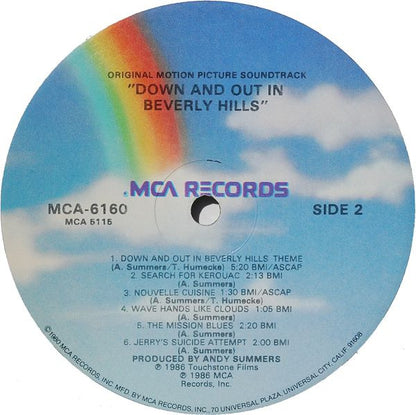 Various : Down And Out In Beverly Hills (Original Motion Picture Soundtrack) (LP, Album)