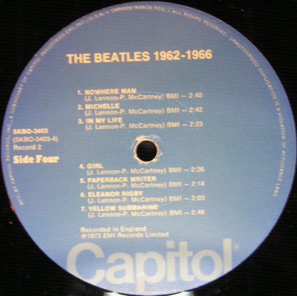 The Beatles : 1962-1966 (2xLP, Comp, RE, Blu)