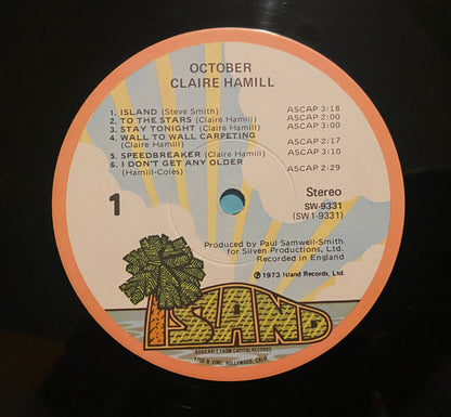 Claire Hamill : October (LP, Album, Win)