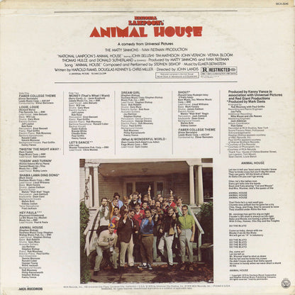 Various : National Lampoon's Animal House (Original Motion Picture Soundtrack) (LP, Comp, RP, Pin)