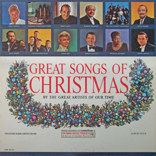Various : Great Songs Of Christmas (By The Great Artists Of Our Time) Album Four (LP, Album, Comp, Mono, Ltd)