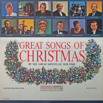Various : Great Songs Of Christmas (By The Great Artists Of Our Time) Album Four (LP, Album, Comp, Mono, Ltd)