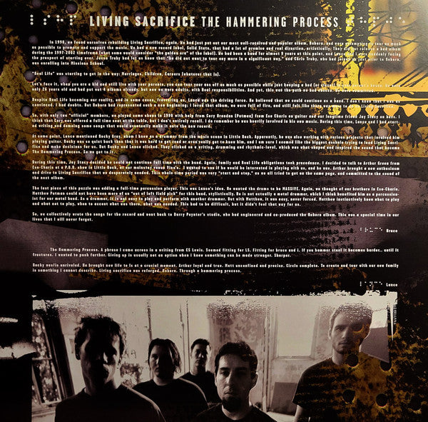 Living Sacrifice : The Hammering Process (LP, Album, RM, RP, Gre)