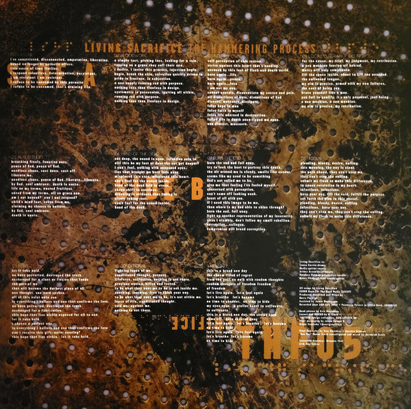 Living Sacrifice : The Hammering Process (LP, Album, RM, RP, Gre)