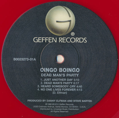 Oingo Boingo : Dead Man's Party (LP, Album, RE, Red)