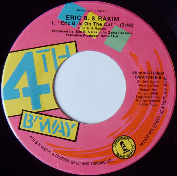 Eric B. & Rakim : I Ain't No Joke (7")