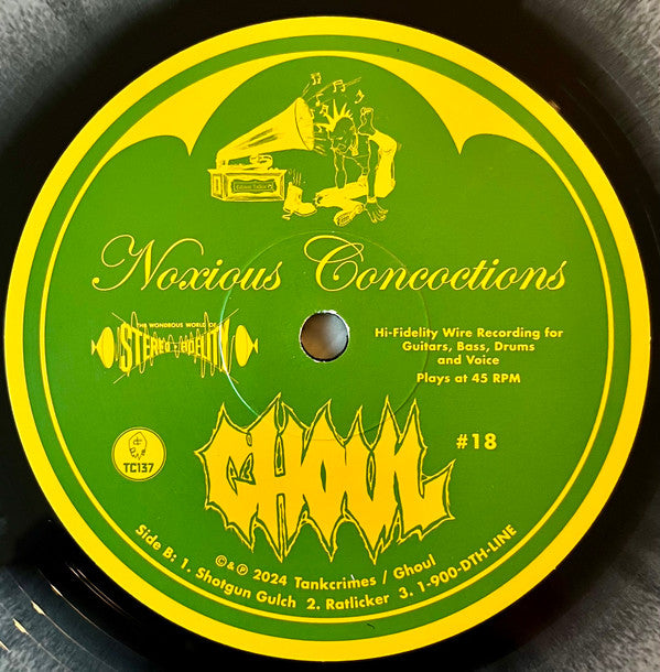 Ghoul (2) : Noxious Concoctions (12", EP, Wac)