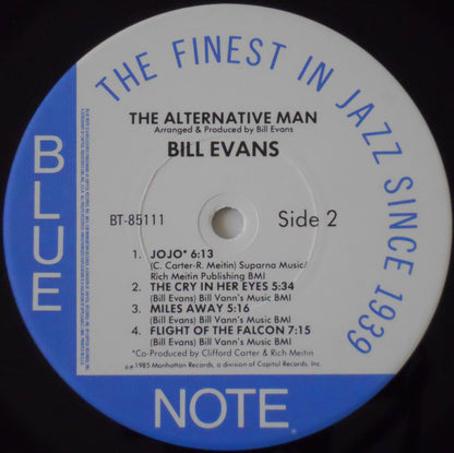 Bill Evans (3) : The Alternative Man (LP, Album, Jac)