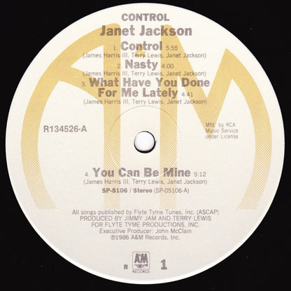 Janet Jackson : Control (LP, Album, Club)