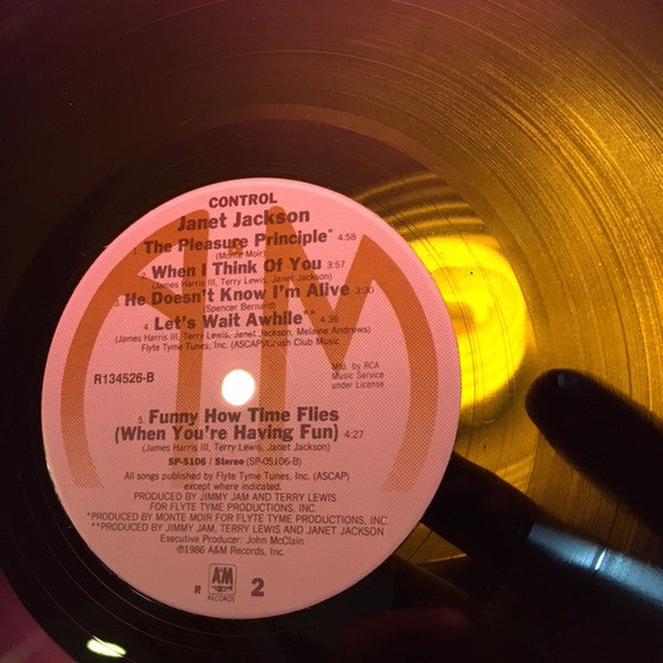 Janet Jackson : Control (LP, Album, Club)