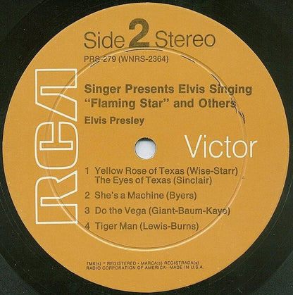 Elvis Presley : Singer Presents Elvis Singing "Flaming Star" And Others (LP, Comp, Roc)