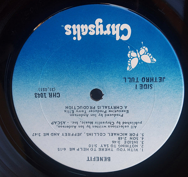 Jethro Tull : Benefit (LP, Album, Club, RE, CRC)