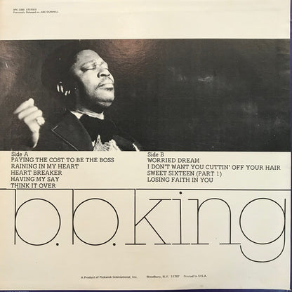 B.B. King : Paying The Cost To Be The Boss (LP, Comp)