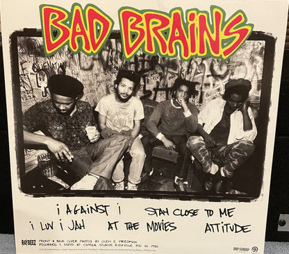 Bad Brains : Omega Sessions (12", S/Sided, EP, RE, RM, Gre)