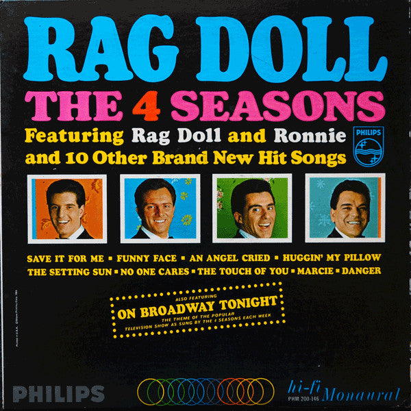 The 4 Seasons* : Rag Doll (LP, Album, Mono, Ric)