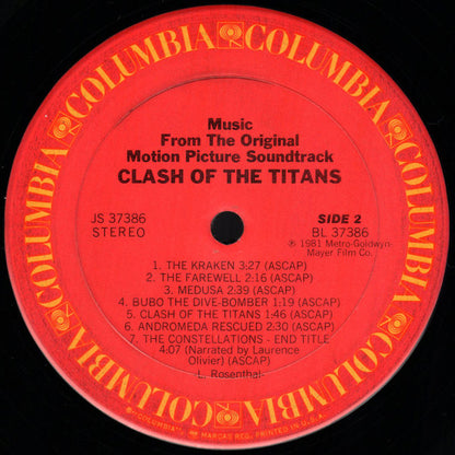 Laurence Rosenthal : Clash Of The Titans (Music From The Original Motion Picture Soundtrack) (LP)