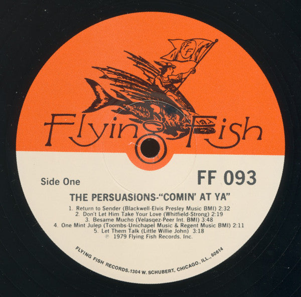 The Persuasions : Comin' At Ya (LP, Album)