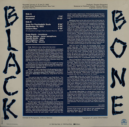 Craig Harris (3) : Black Bone (LP, Album)