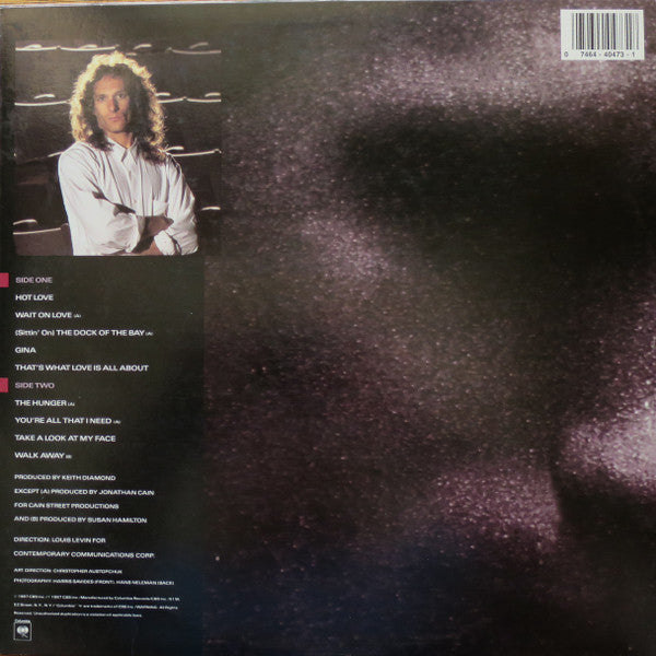 Michael Bolton : The Hunger (LP, Album, Car)
