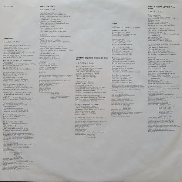 Michael Bolton : The Hunger (LP, Album, Car)