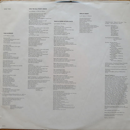 Michael Bolton : The Hunger (LP, Album, Car)