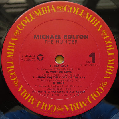 Michael Bolton : The Hunger (LP, Album, Car)