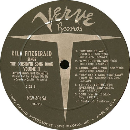 Ella Fitzgerald : Ella Fitzgerald Sings The Gershwin Song Book Vol. 2 (LP, Mono)
