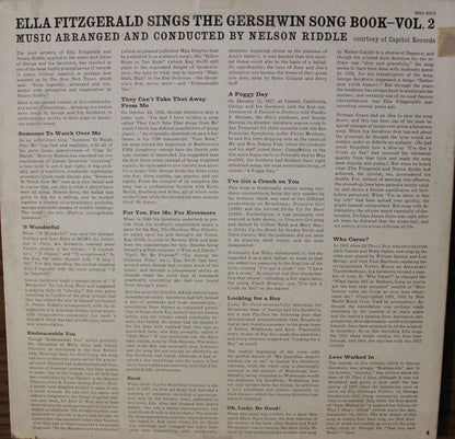 Ella Fitzgerald : Ella Fitzgerald Sings The Gershwin Song Book Vol. 2 (LP, Mono)