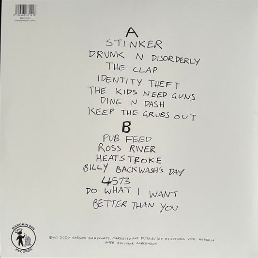 The Chats (2) : High Risk Behaviour (LP, Album, RP, Cle)
