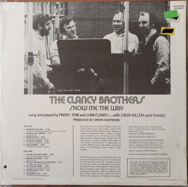 The Clancy Brothers : Show Me The Way (LP, Album)