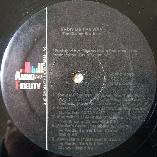 The Clancy Brothers : Show Me The Way (LP, Album)